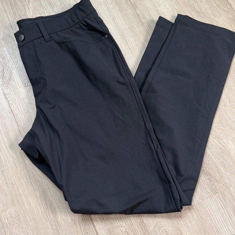 Men’s Black Casual Pants/stretch